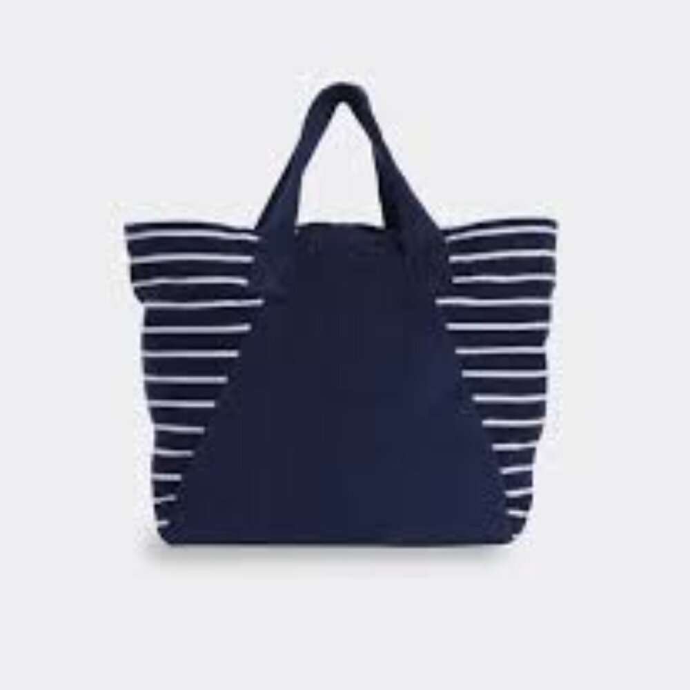 Vineyard Vines $148 Deep Bay Terry Towel Beach Bag NWT! - Picture 6 of 6